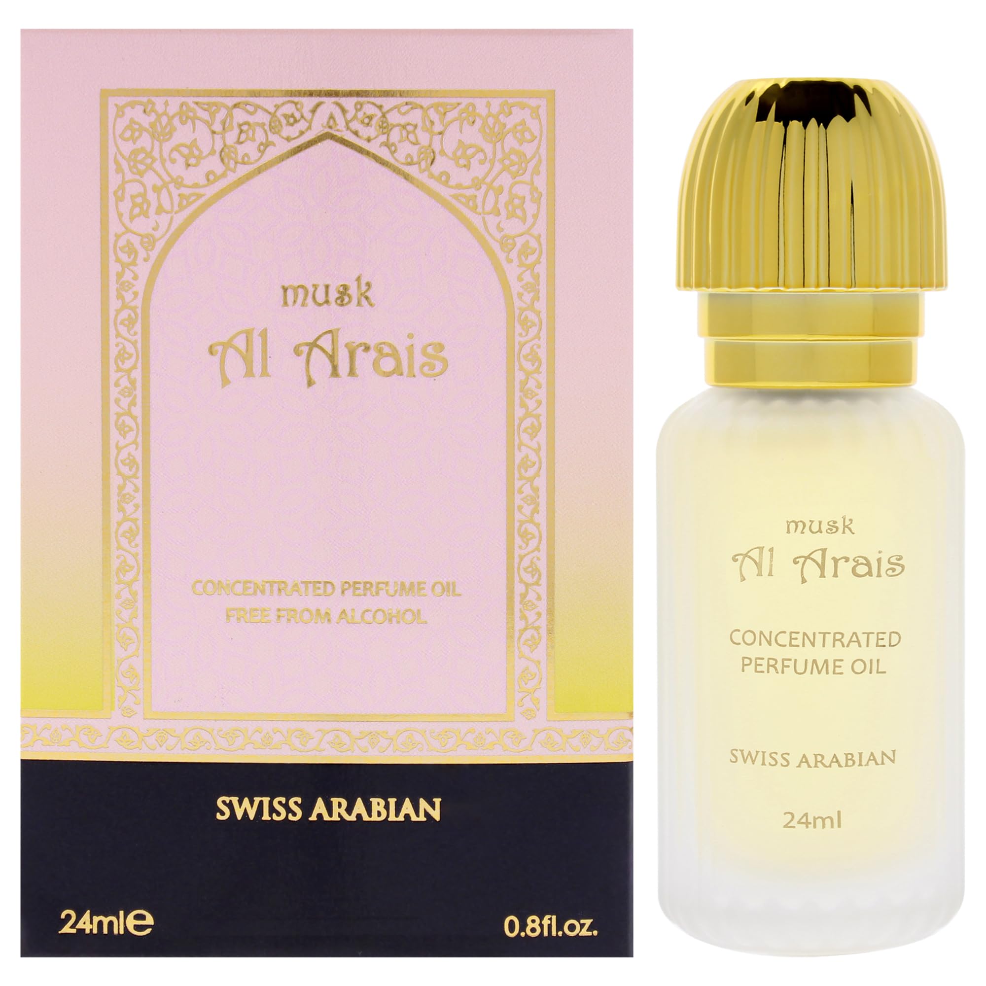 Musk Al Arais - Concentrated Perfume Oil - Mini Perfume for Women and Men - Musky Floral…
