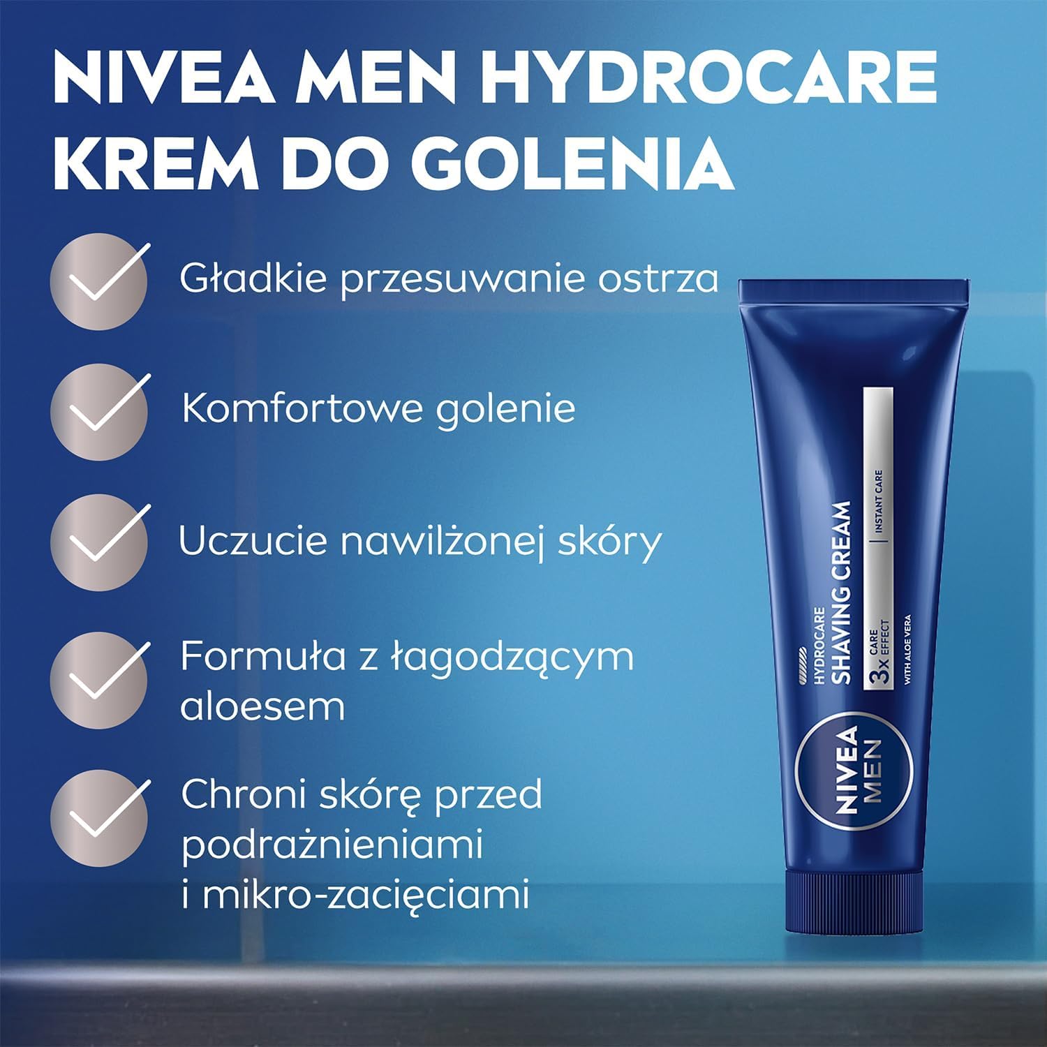 NIVEA MEN Protect & Care Ochronny krem do golenia dla mężczyzn 100 ml