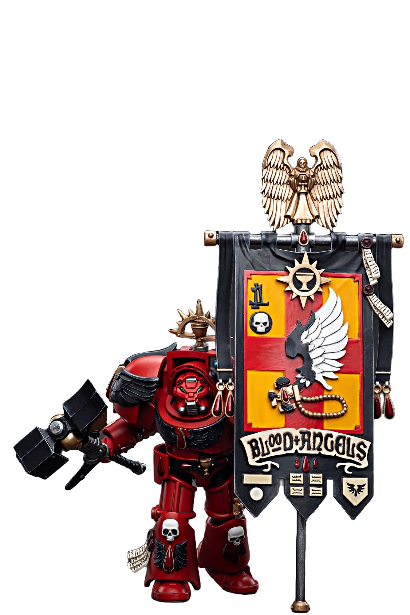 JOYTOY Warhammer 40K 1/18 Action Figure Blood Angels Antico Fratello Leonid Modello da Collezione