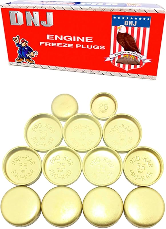 Kit de tampões de expansão do motor DNJ FPS944 em latão para Lexus e Toyota GS300, IS300, SC300 e Supra 3.0L – 1 unidade