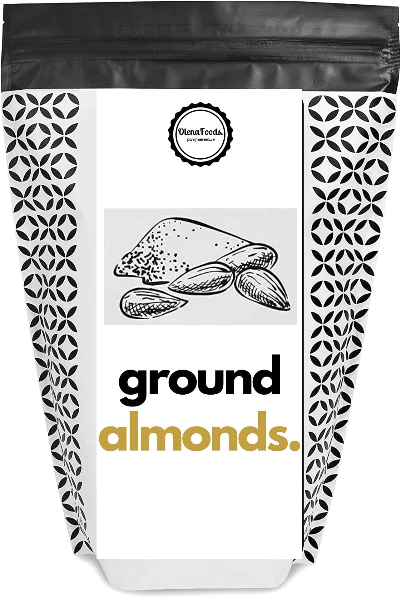 Almond Flour, Ground Almonds 1 Kg, Almond Flour Fine, Ground Almonds for Baking, Almond Powder