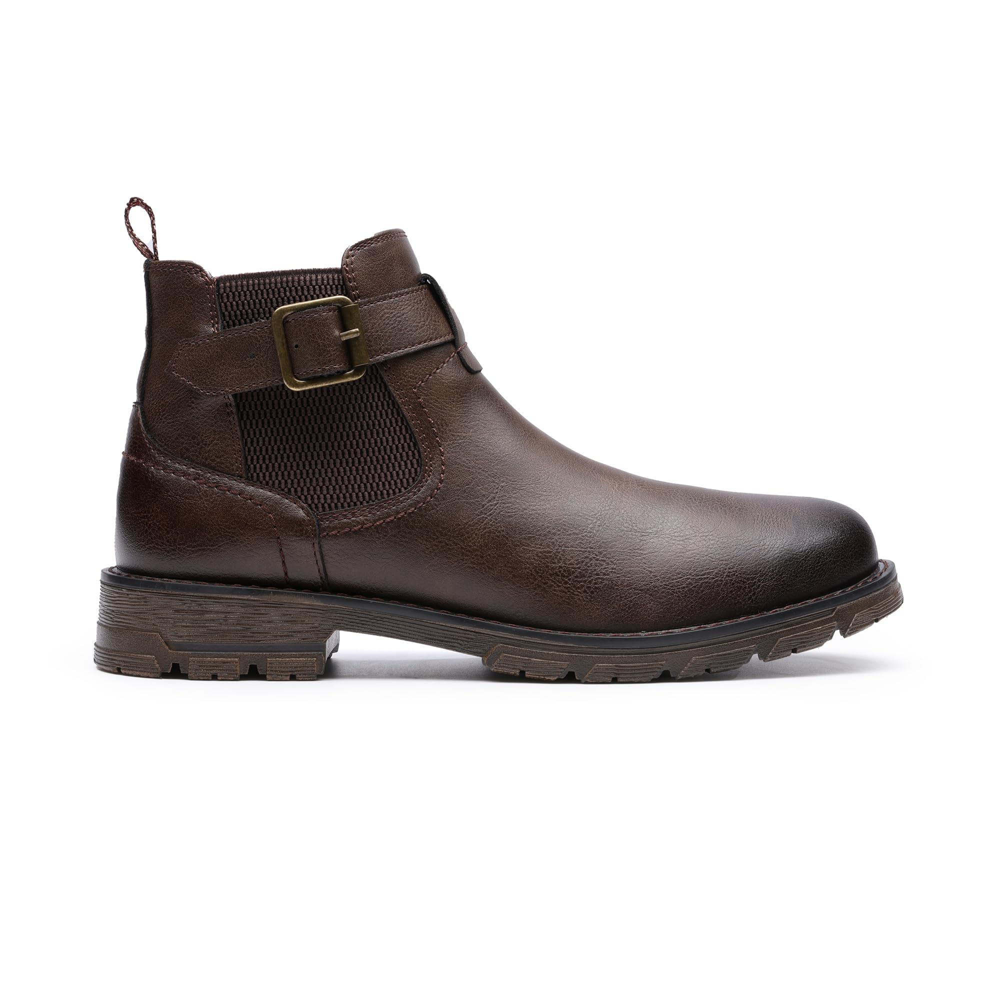 Bruno Marc Stivaletti Chelsea Uomo, Design Classico e Casual, Comodi Slip-on alla Caviglia