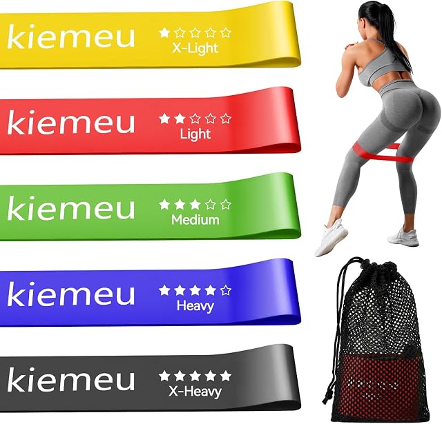 Latex Mini Loop Resistance Bands for Working Out Legs Elastic Stretch Bands | Exercise Loop Bands Rubber Exercise Bands For Physical Therapy And Rehab