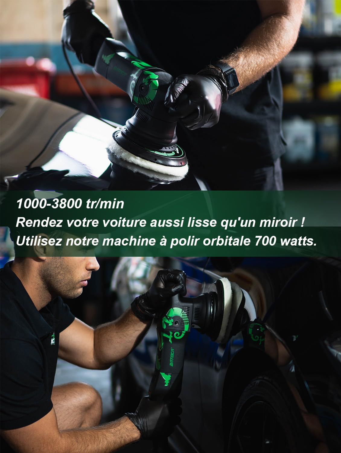 Polisseuse Orbitale BATOCA 700W - Kit Polissage Voiture 21mm