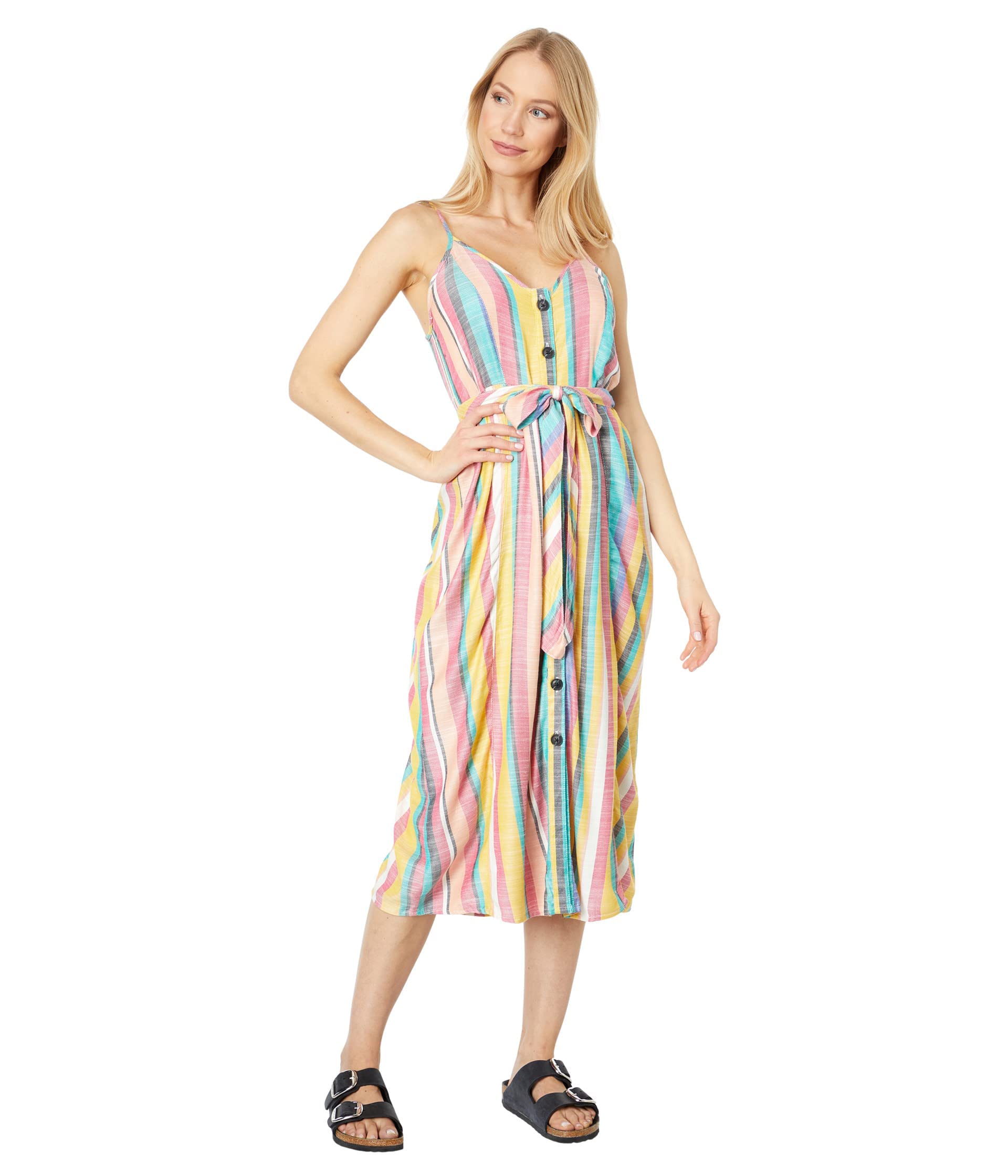 Hurley Damen Sara Midi Dress Lässiges Kleid (1er Pack)