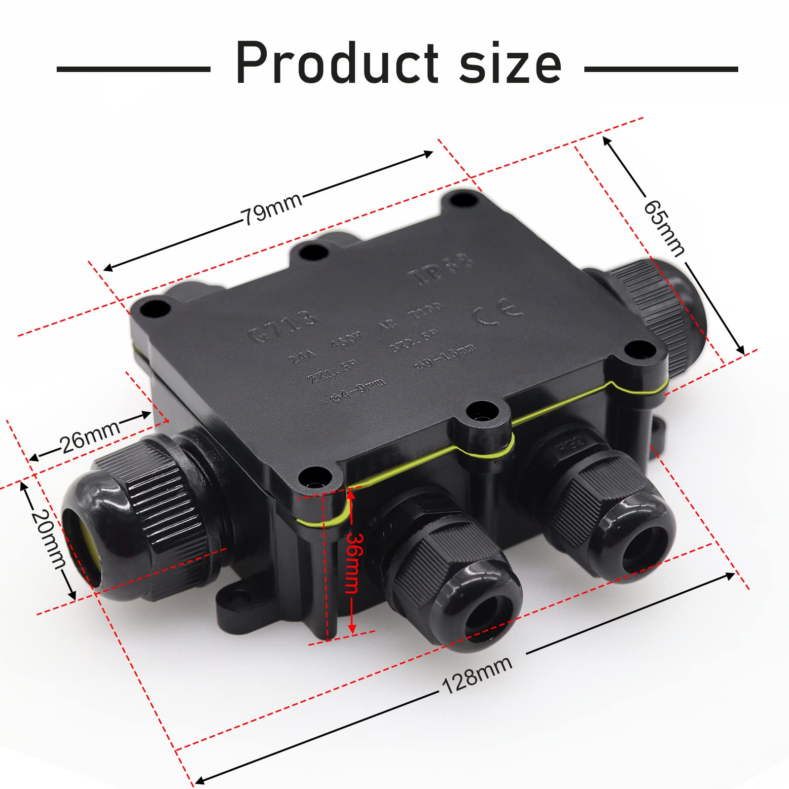 DR.WATCH IP68 Waterproof Junction Box - Image 3