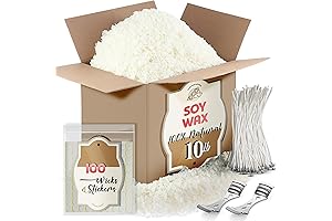 All-Natural Soy Candle Wax for Premium Candle Making - 10 Lbs
