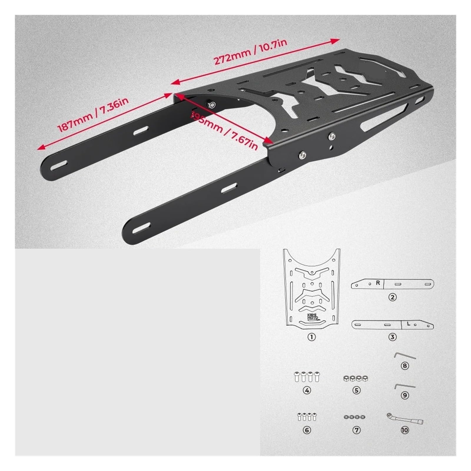 PORTA PACCHI PORTAPACCHI Per Portapacchi Posteriore Per Bici Elettrica Super 73 Bagagli Da Carico In Alluminio