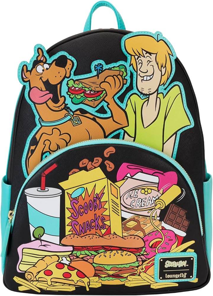 Amazon.com | Loungefly WB Scooby DOO Munchies MINI Backpack | Kids Amazon.com | Loungefly WB Scooby DOO Munchies MINI Backpack | Kids