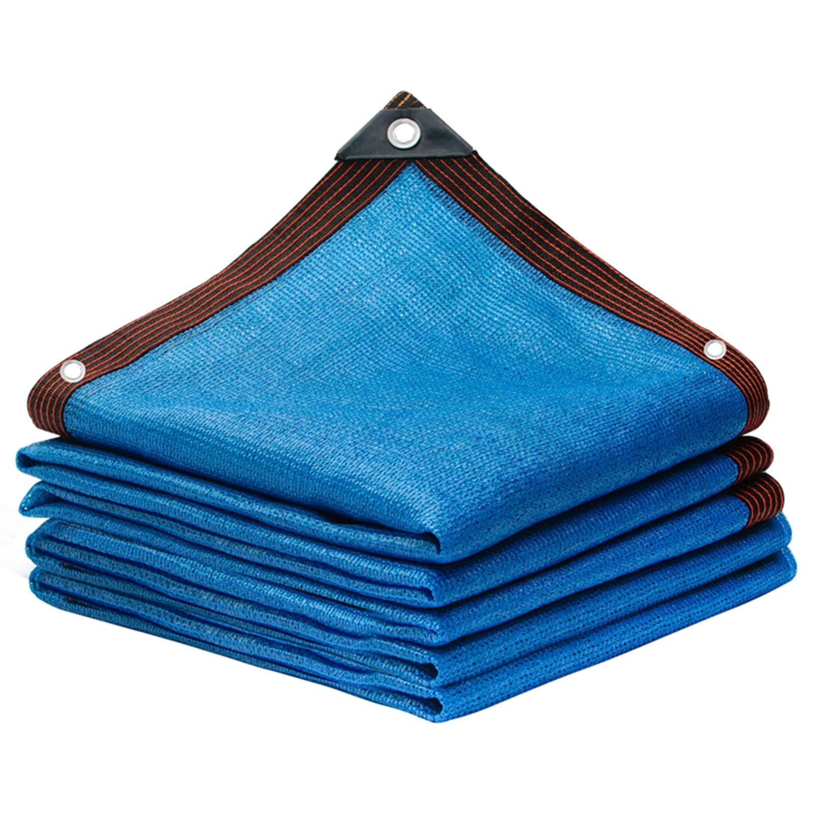1m 2m 3.0m 4m 5m 6m 7m 8m 9m 10m 12m 15m Bleu Filet d'ombrage Voile d'ombrage Toile d'ombrage 90% de Protection UV pour Extérieur, Patio, Jardin(5x12m)