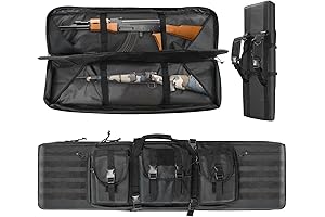 36/42/46in AR15 Double Tactical Rifle Backpack for Outdoor Hunting Shooting