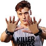 AEOLOS Leather Gymnastics Hand Grips-Great for Gymnastics,Pull up,Weight Lifting,Kettlebells and Cross Training (6Latest Style Brown(2 Layers Leather), Small)