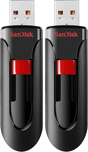 Miniatura 5 de SanDisk Cruzer Glide - Paquete de 10 unidades flash USB 2.0 de 64 GB (10 x 64 GB) - SDCZ60-064G-B10CT, color negro
