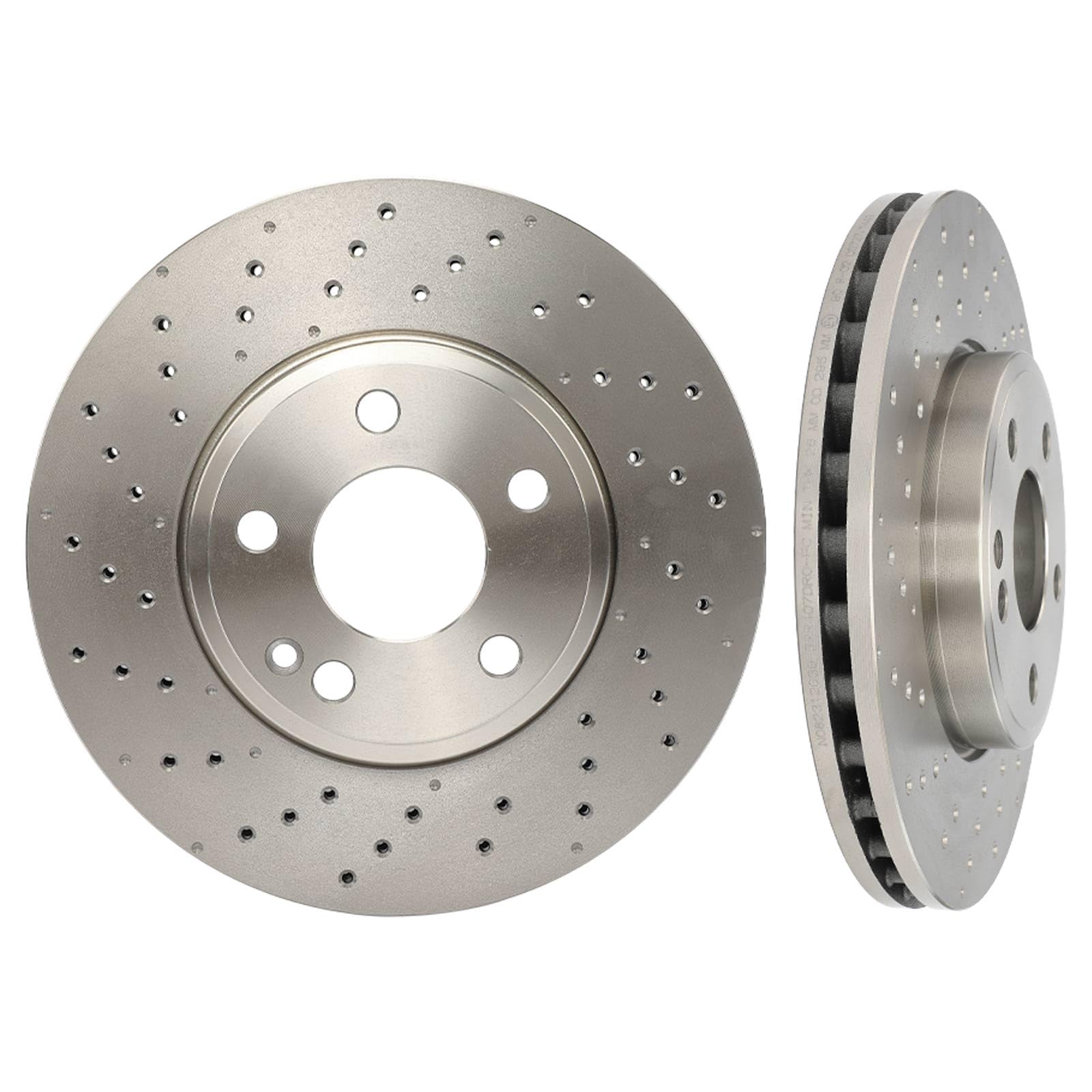 Frankberg Set freni incl. 2x Dischi Freno + 4x Pastiglie dei Freni Anteriore Compatibile con B-Class W242 W246 GLClasse A X156 Classe A W176 Replace# 0084200620, 0064208520