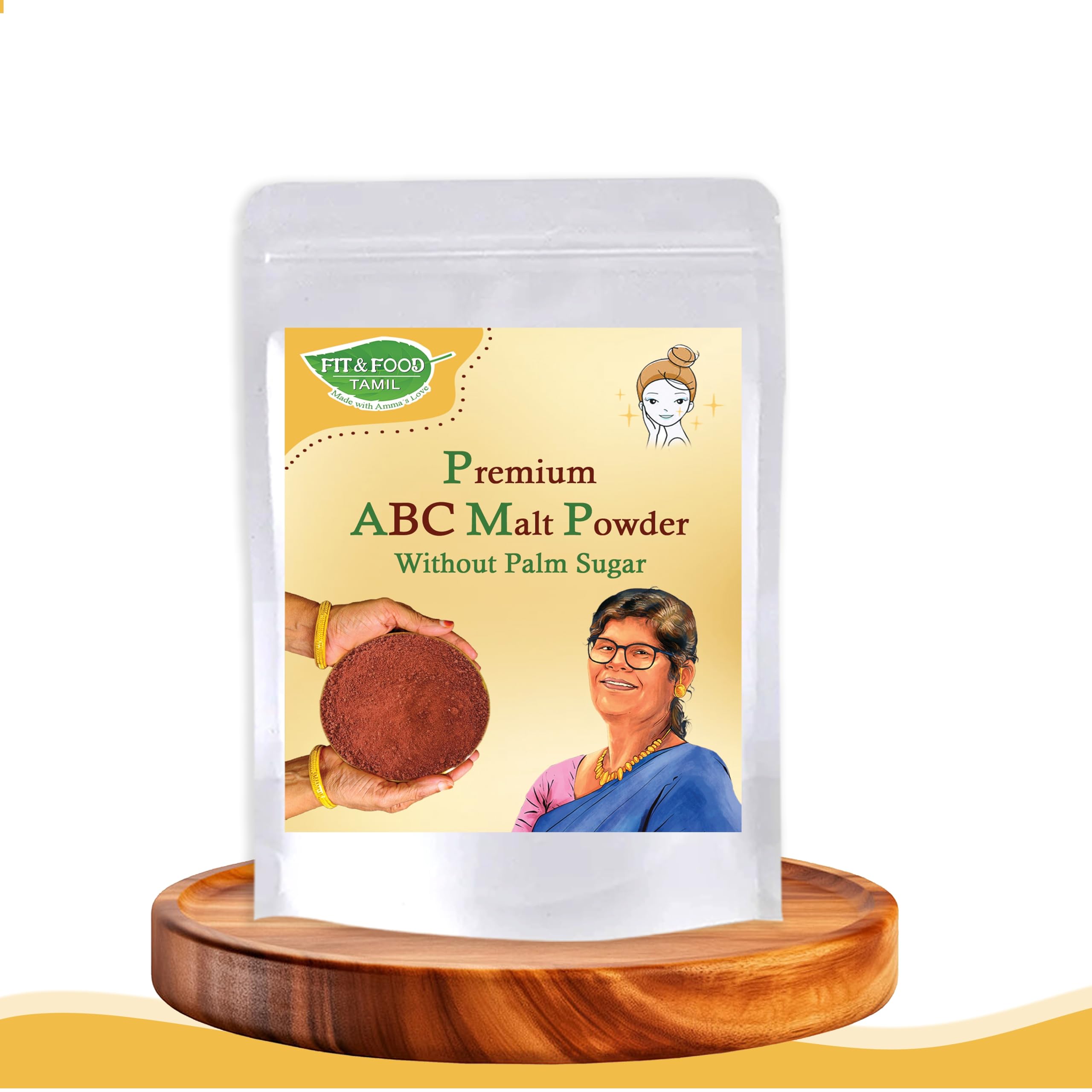 FIT & FOOD TAMIL Premium ABC Malt Powder 100g | Apple Beetroot Carrot Health Drink Mix | No Palm Sugar | Natural Vegetable & Fruit Malt | No Preservatives | Nutritious Drink-image-29