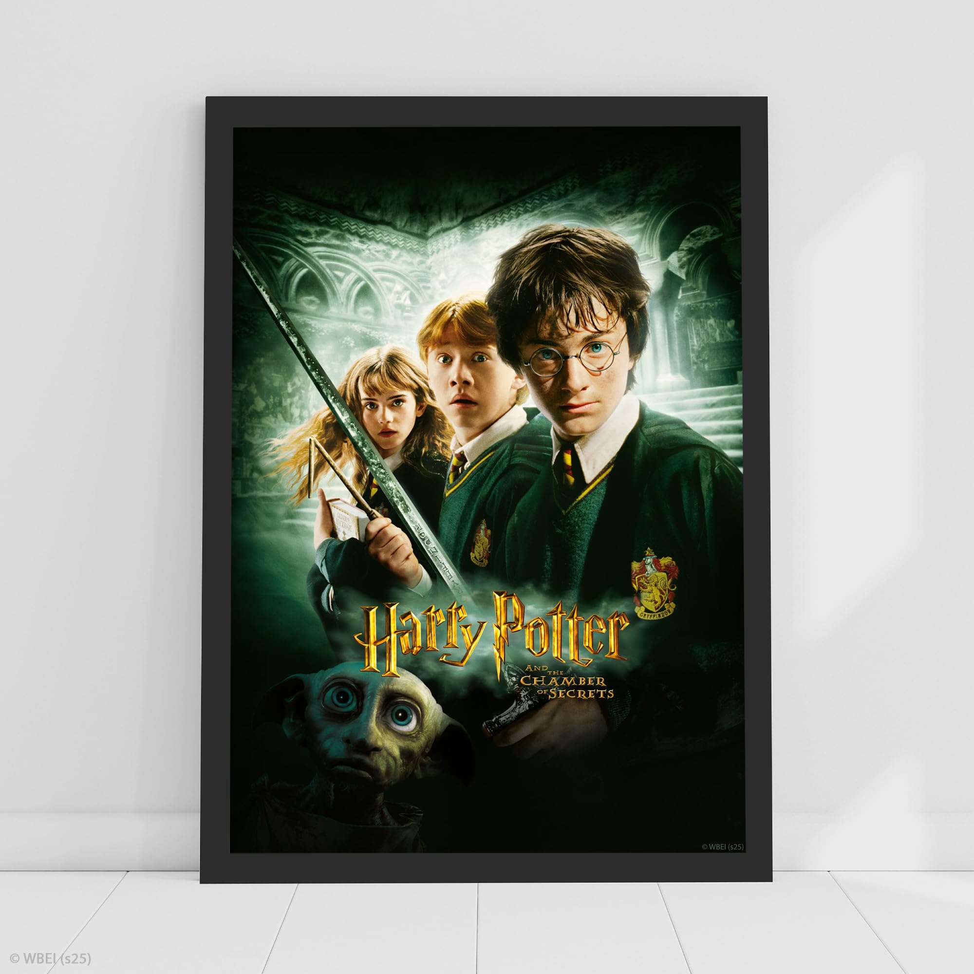 Harry Potter Print - Harry Potter and The Chamber of Secrets Movie Poster Wall Art (21cm x 29.7cm - A4)