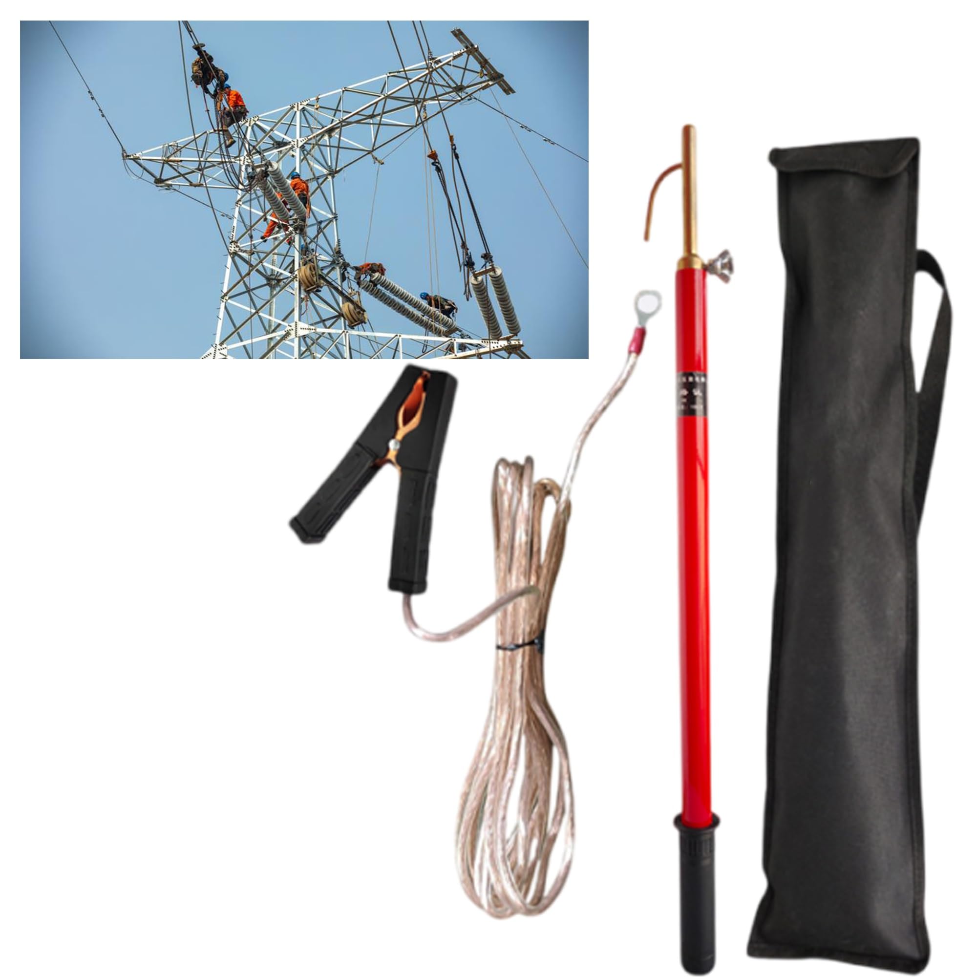 Perche d'électrocution télescopique : éliminez le risque de court-circuit sur réseau 35 KV