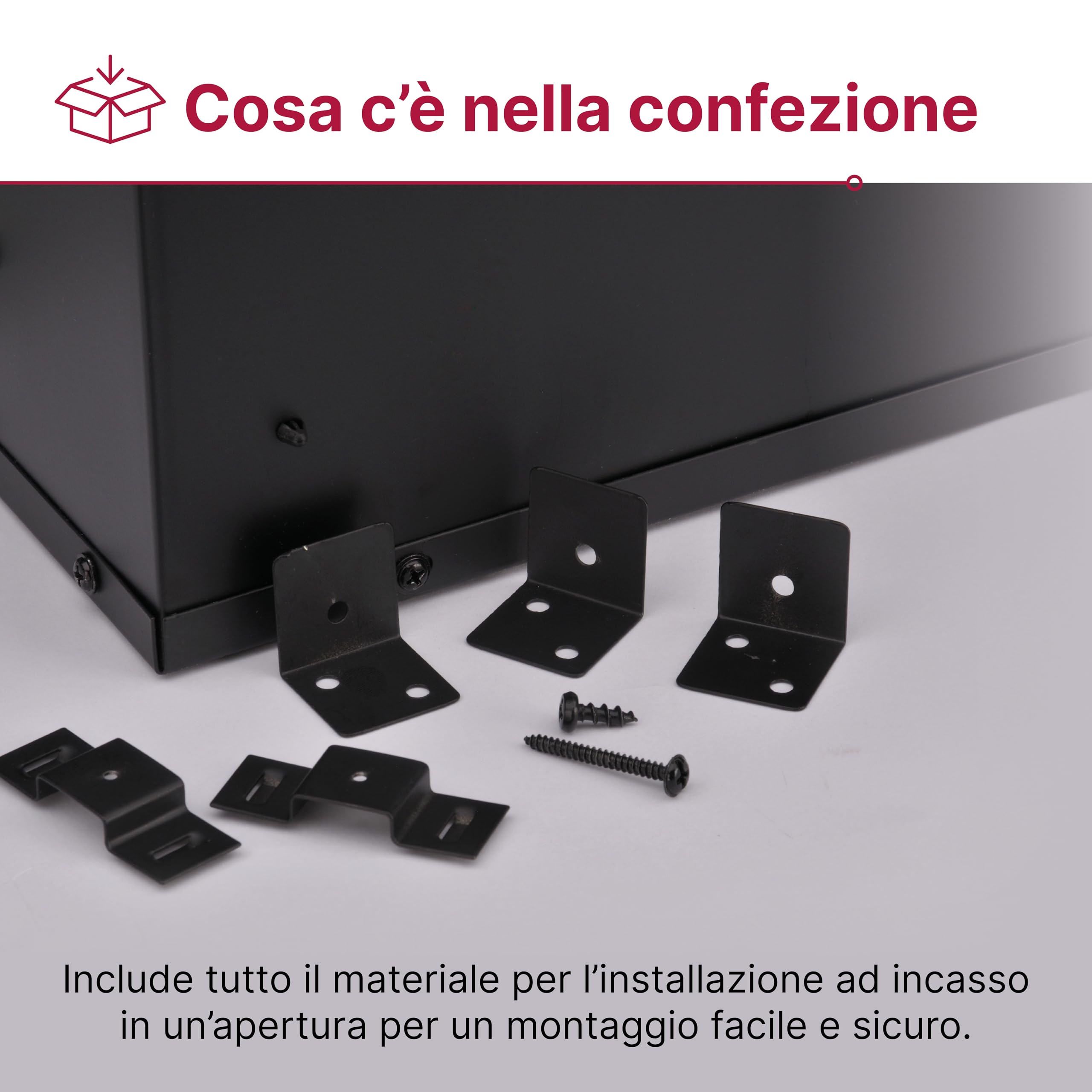 Dimplex Spark 26" Camino Elettrico da Incasso Camino Elettrico da Parete con Termoventilatore 2 kW Effetto Fiamma LED Optiflame, Velocità e Luminosità Regolabili Incluso Timer e Telecomando