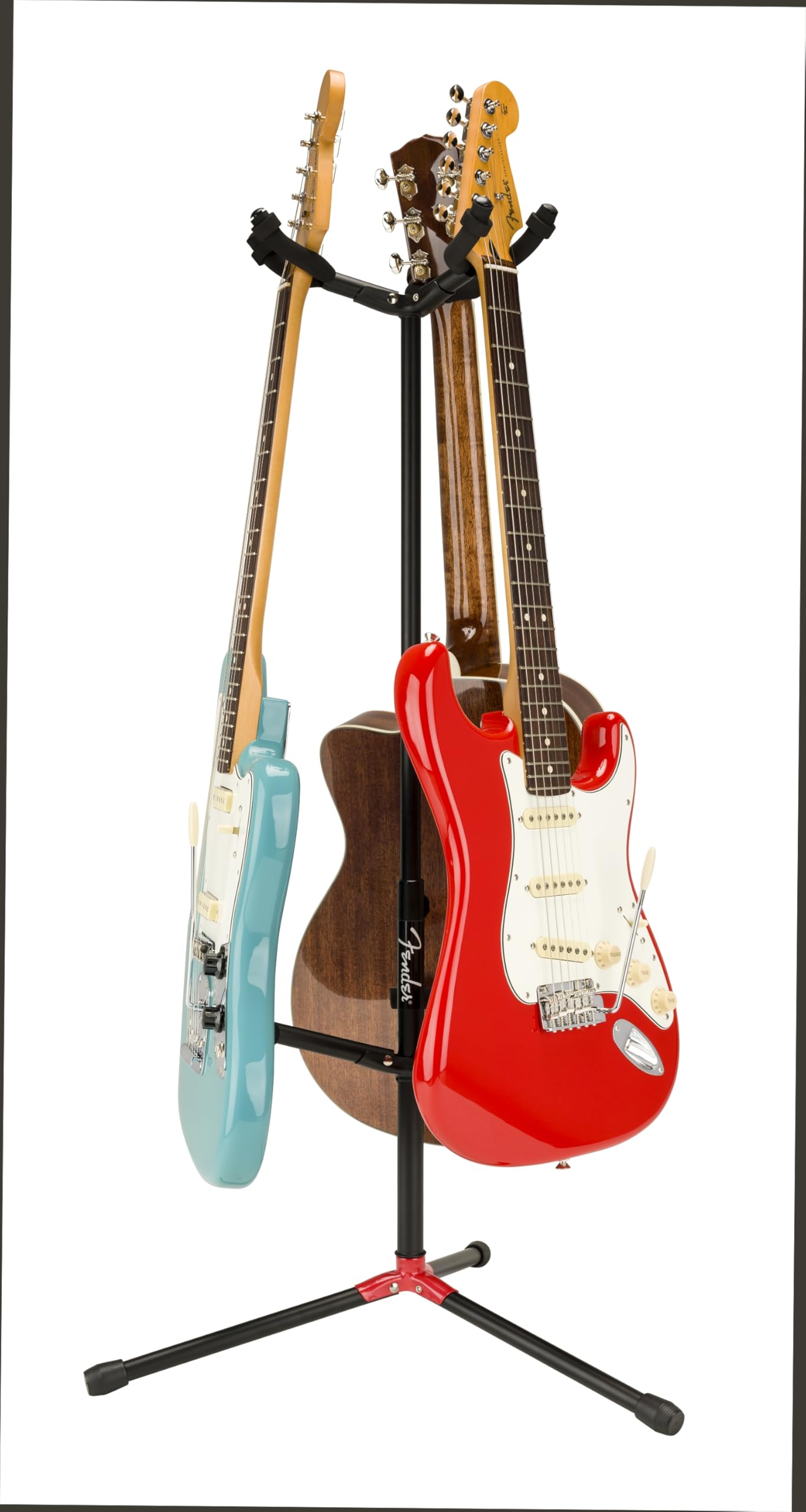 Image secondaire de Support de guitare réglable triple Fender pour acoustique et électrique