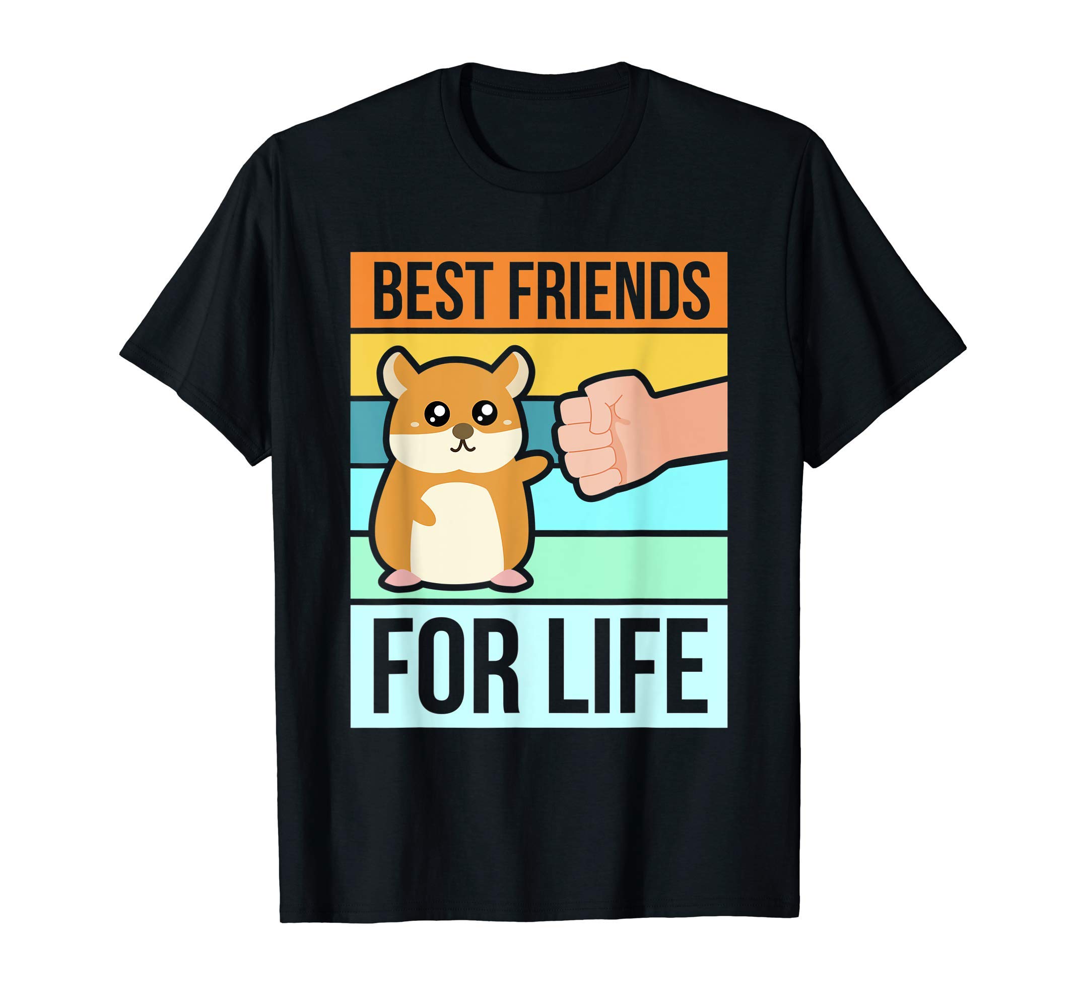 Super Hamster GiftsFunny Cute Hamster Gifts Face Tshirt Best Friends For Life T-Shirt
