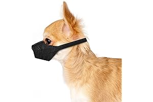 Dog Muzzle for Chihuahuas (XX-Small) - Soft Mesh Nylon Quick Fit Muzzle...