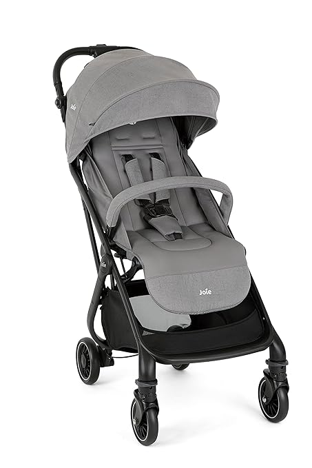 Joie Tourist 3in1 Compact Stroller - Compact Fold Pram with 5-Point Harness Lightweight Stroller for Baby Suitable from Birth to 15 kg, Approx 3 Years