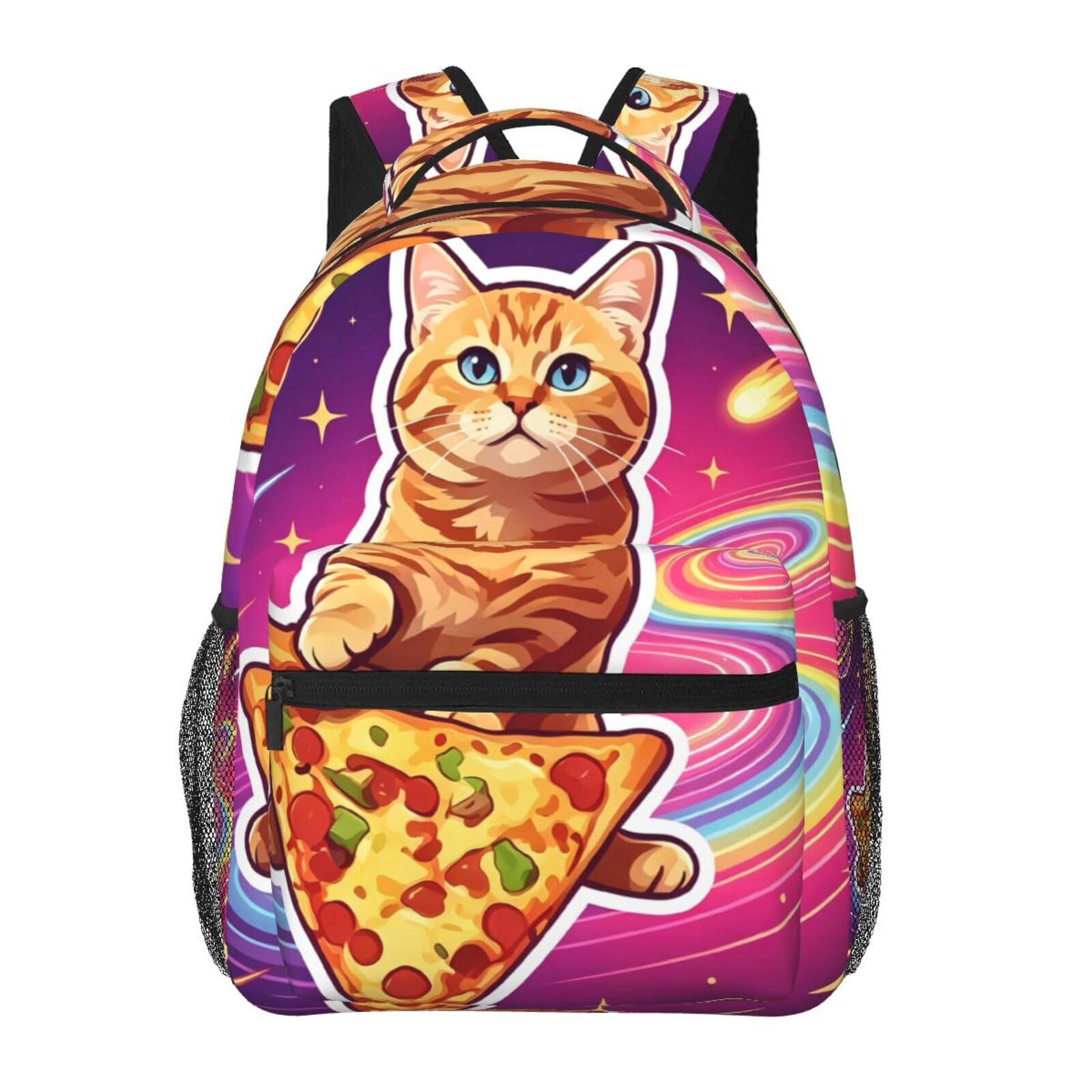 Starry ForestPrint Leichter Freizeitrucksack, Space Cat 5, Einheitsgröße