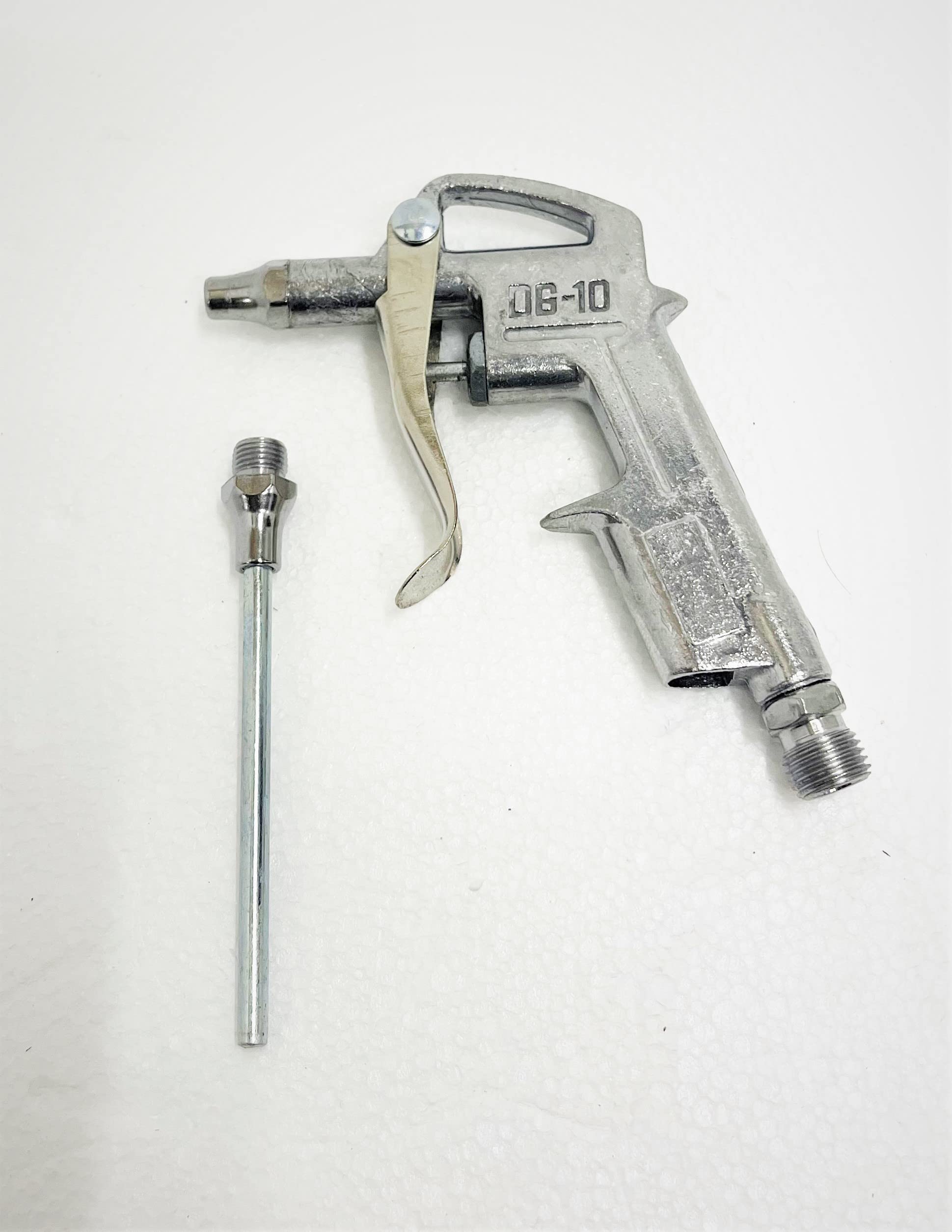 Air Dust Blow Gun With Aluminium Alloy Body - 1/4" BSP Air Inlet For Workshop Cleaning