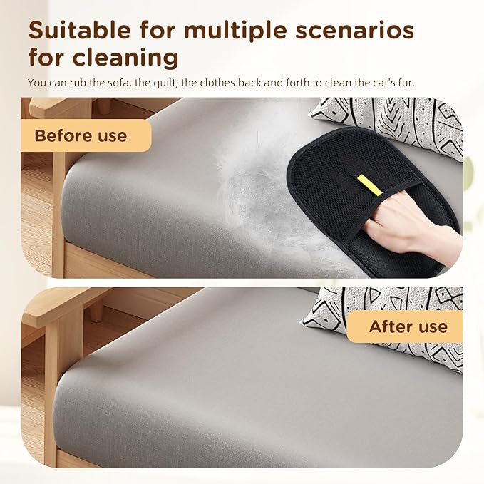 Guante Electrostático para Remover Pelo de Mascotas miniatura 3