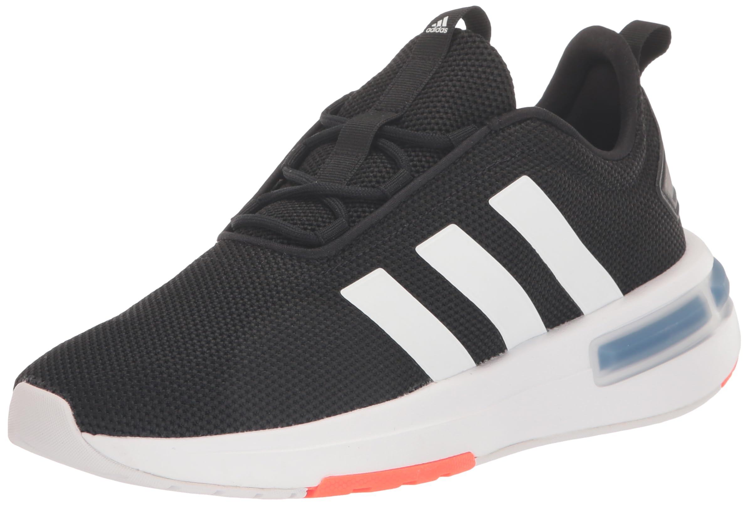 adidas Racer Tr23 Legacy Sneaker, Black/White/Red, 7 US Unisex Big Kid