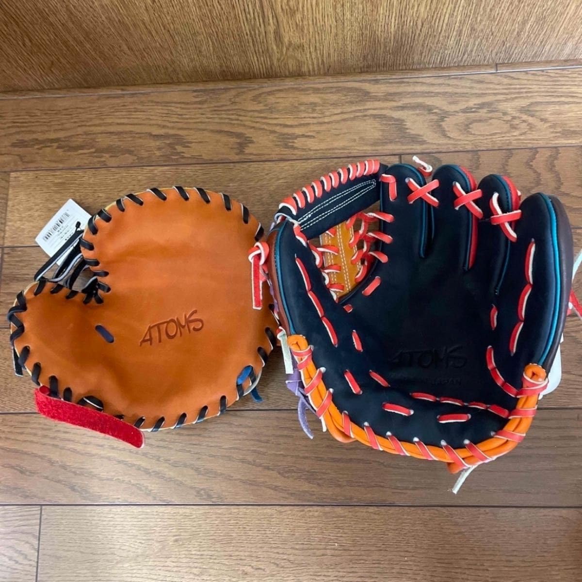 アトムズ 日本製 トレーニンググラブ 守備練習用 内野用 37 硬式グローブ 日本製 アトムズ トレーニンググラブ セット アトムズ 日本製