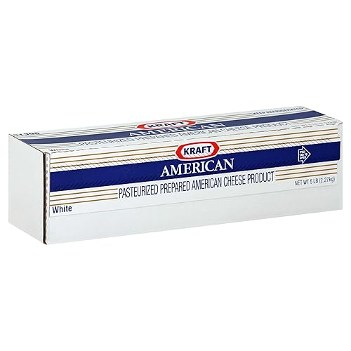 Kraft American White Cheese Loaf, 80 onzas - 6 por caja.