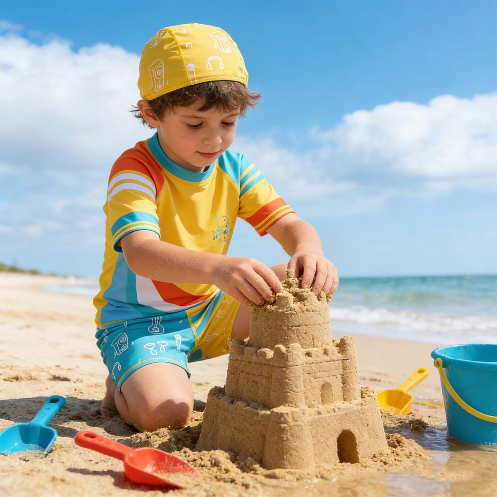 Maglietta Anti Uv Bambino Costume Bambino Mare 2 Anni Costumi Ragazzo Maglia Neonata Da Bagno Ragazza Neonato Uv50 Set Upf 50 Protezione Solare 10 11 Indumenti Contenitivo Bimba 3 6 9 Mesi Xxs