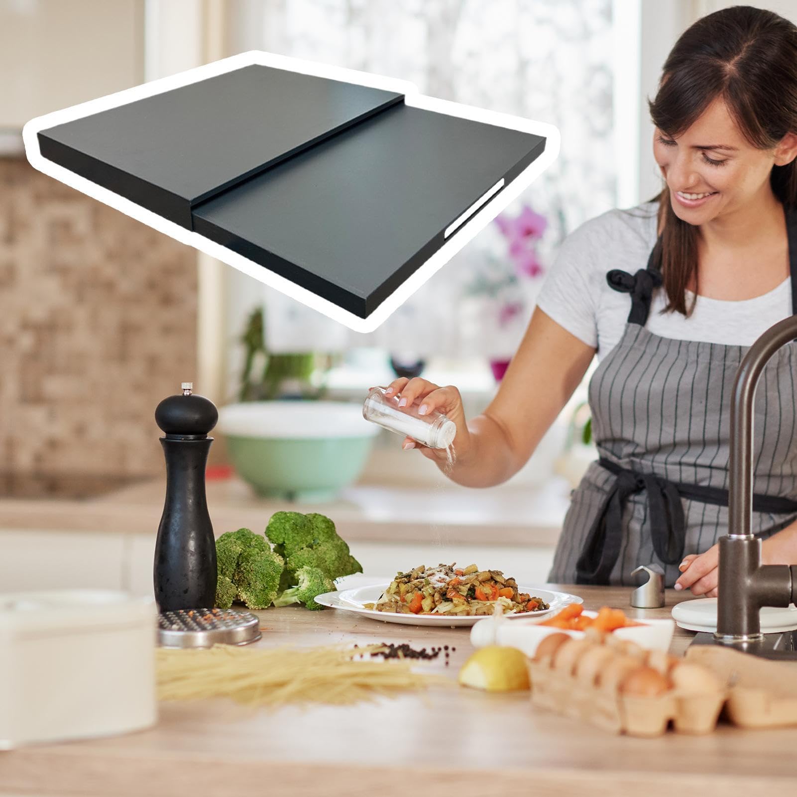 Mikrowellenregal Auszug Mikrowellen Aufbewahrungsregal | Platzsparendes Küchenregal Für Kaffeemaschine Backofen Und Kleingeräte
