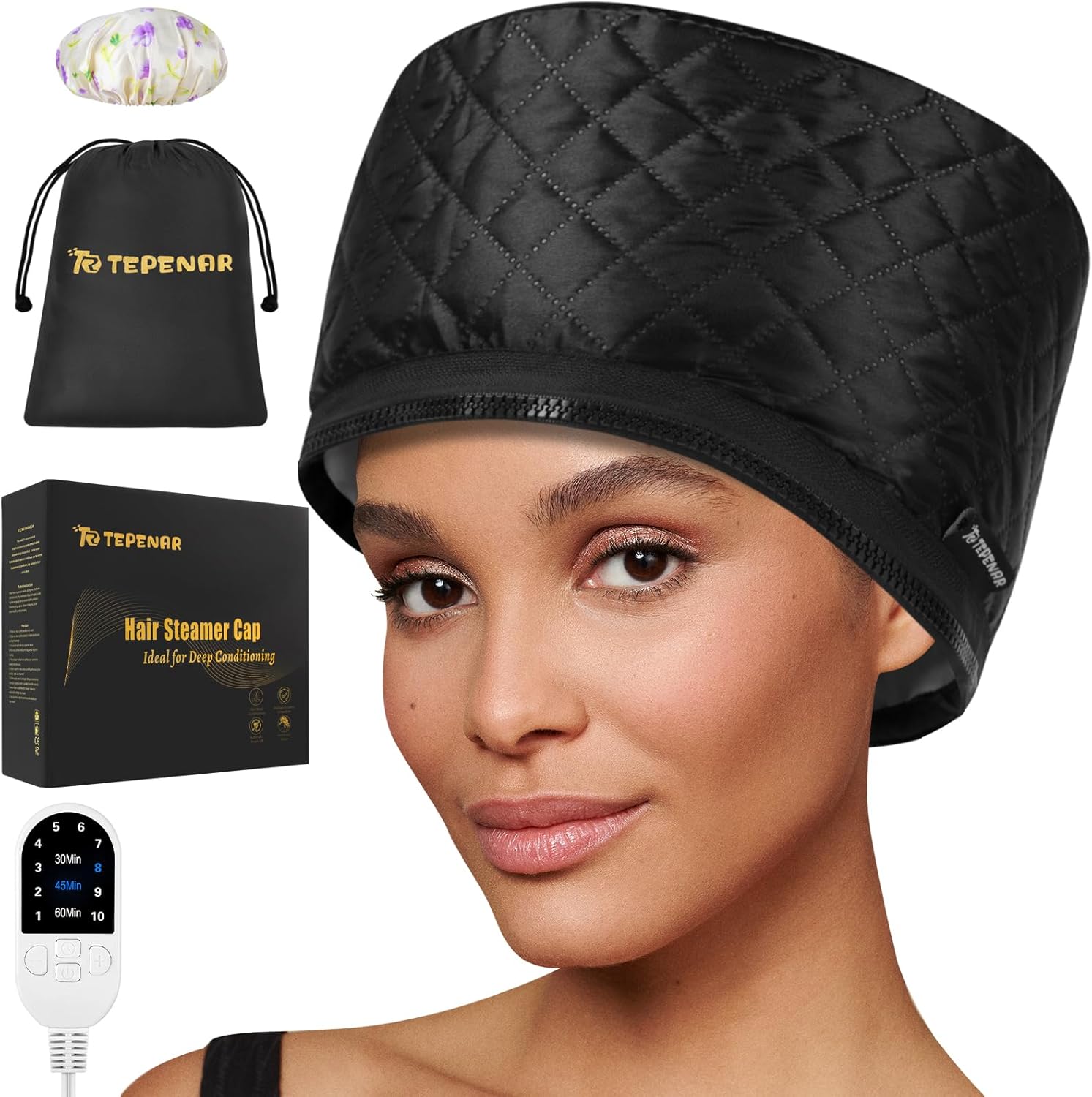 Hair Steamer for Deep Conditioning: Upgraded Heat Cap...