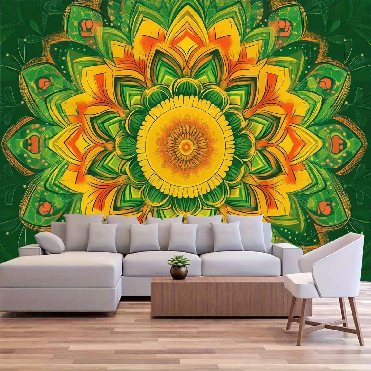 GLWDMH 200 x 150 cm mandala gobelin ścienny do powieszenia na ścianie, bohema dekoracja tło, do sypialni, biura, akademika, dekoracja na imprezę