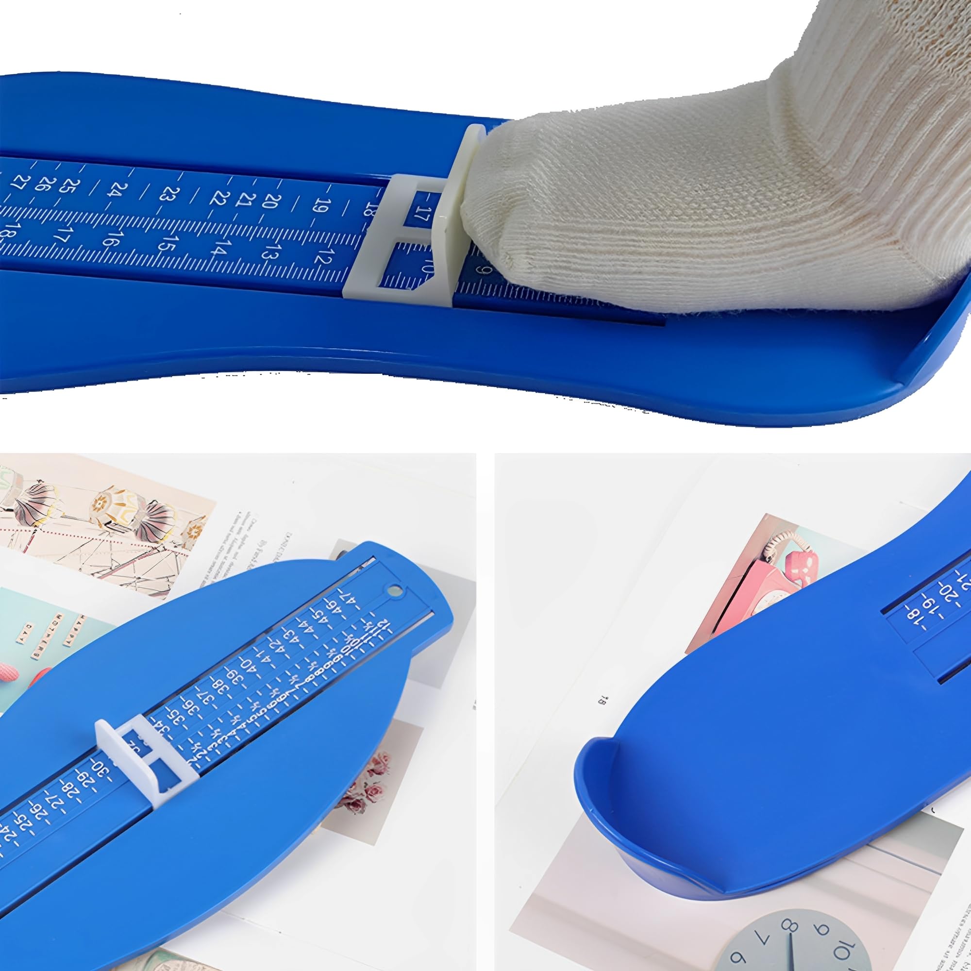Mesure Pied Enfant, Appareil De Mesure De Pied, Appareil De Mesure De Pied Professionnel, Appareil De Mesure De Taille De Chaussure, Convient Aux Enfants Et Aux Adultes, Taille Uk / Eu