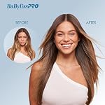BaBylissPRO Nano Titanium & Céramique ultra-mince, double tension en fer plat avec plaques flottantes