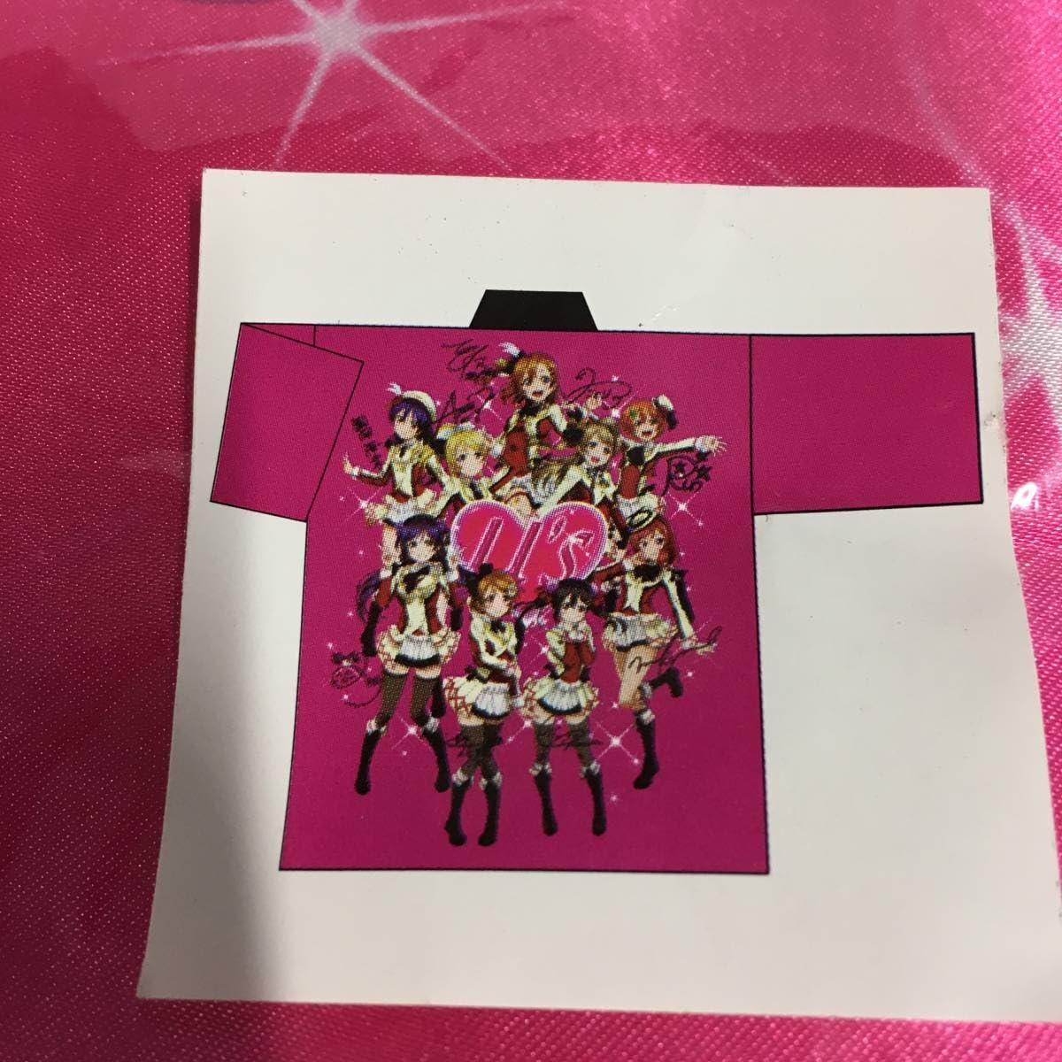ラブライブ！　μ's 　ハッピ　法被　ピンク　アイドル