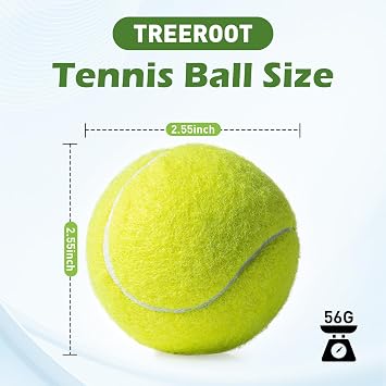16/30/40/60/80 Pack Tennis Balls Bulk for Beginner Training with Mesh Bag