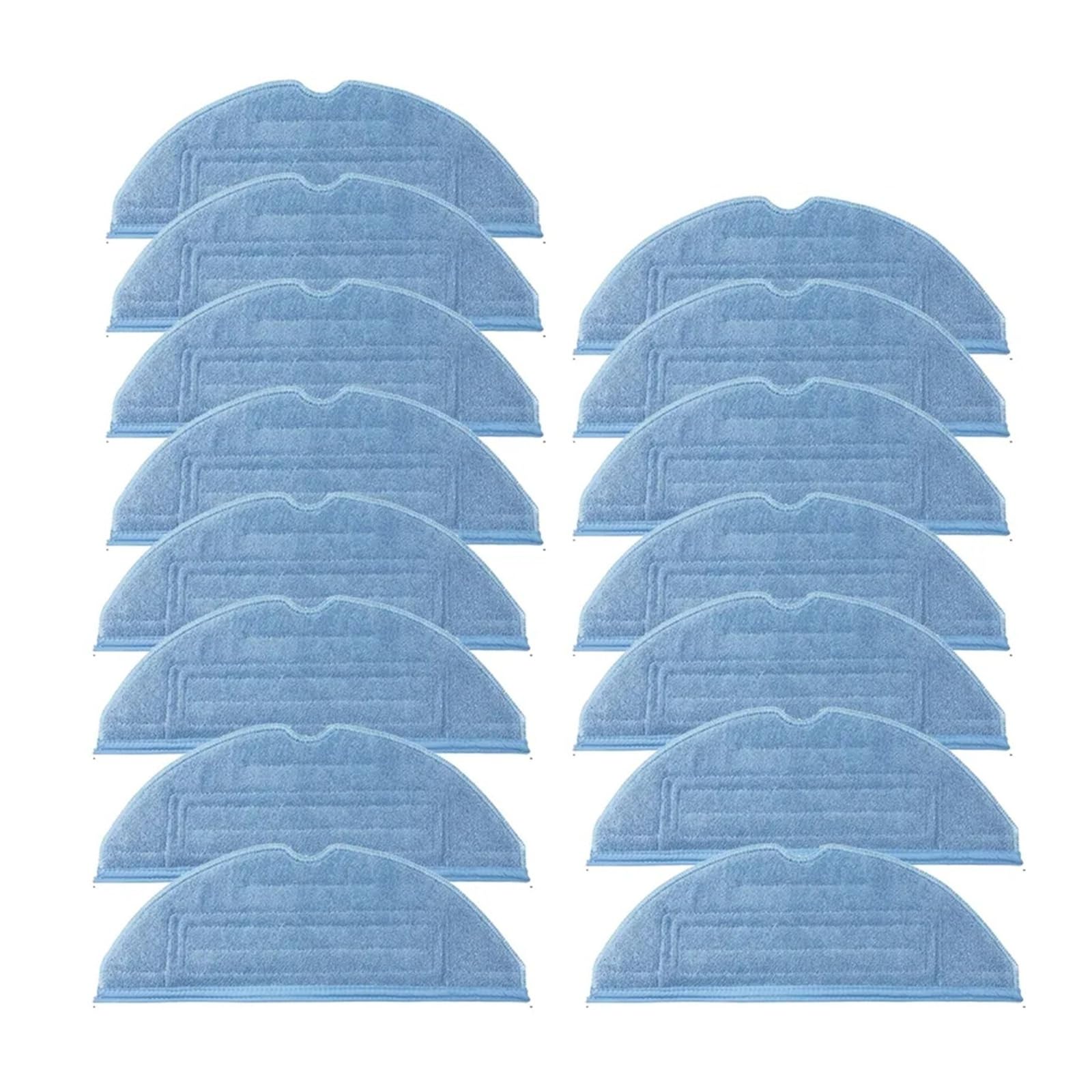 VIXWDRUTY Compatible For Roborock，S7 S70 S75 S7Max S7MaxV T7s T7s Plus Mop Pad Vacuum Cleaner Robot Mop Rags Parts Mop Cloths(15pcs)