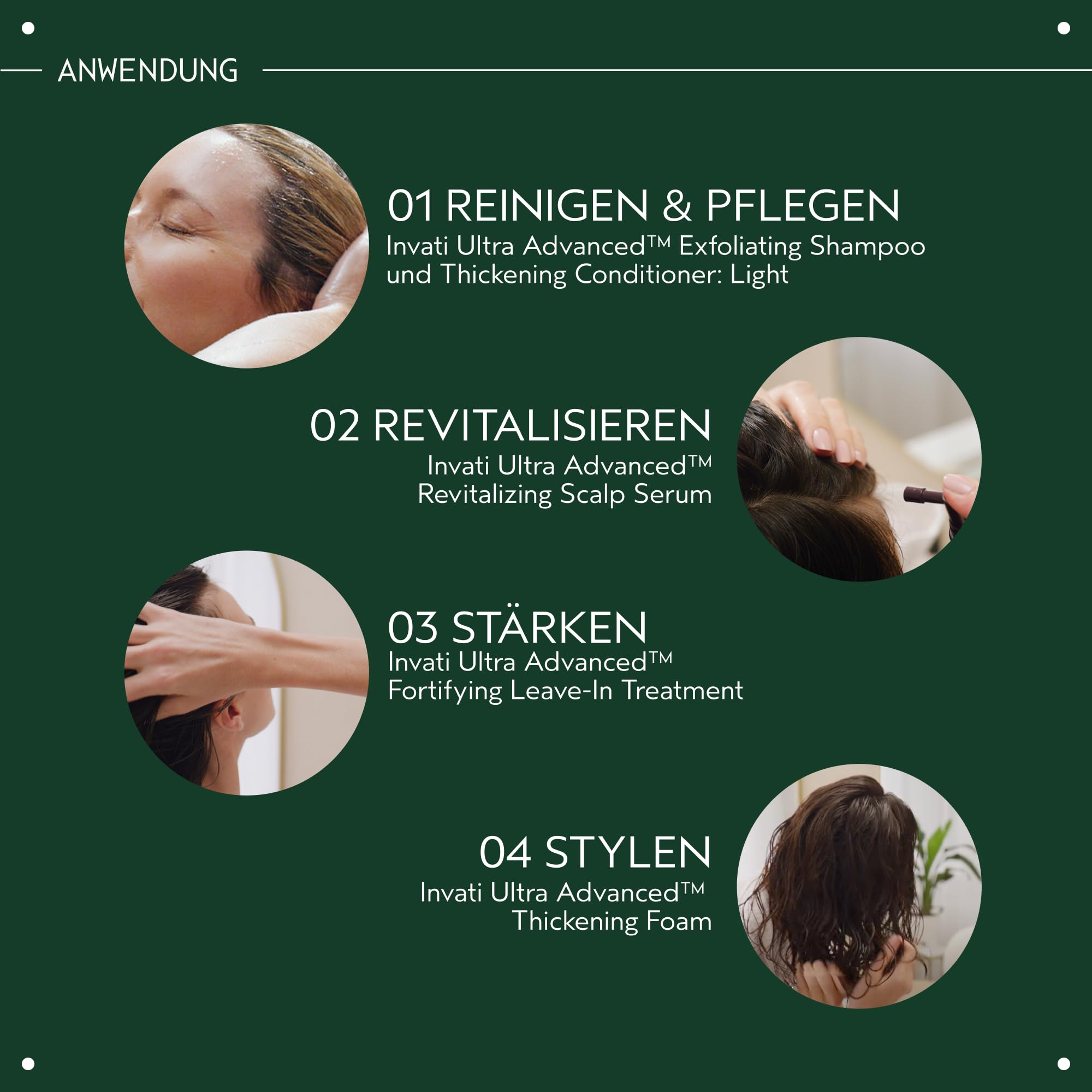 Aveda Invati Ultra Advanced™ Thickening Conditioner Light | Haarspülung | Schritt 2 von 4 | Für feines bis mittleres, dünner werdendes Haar |