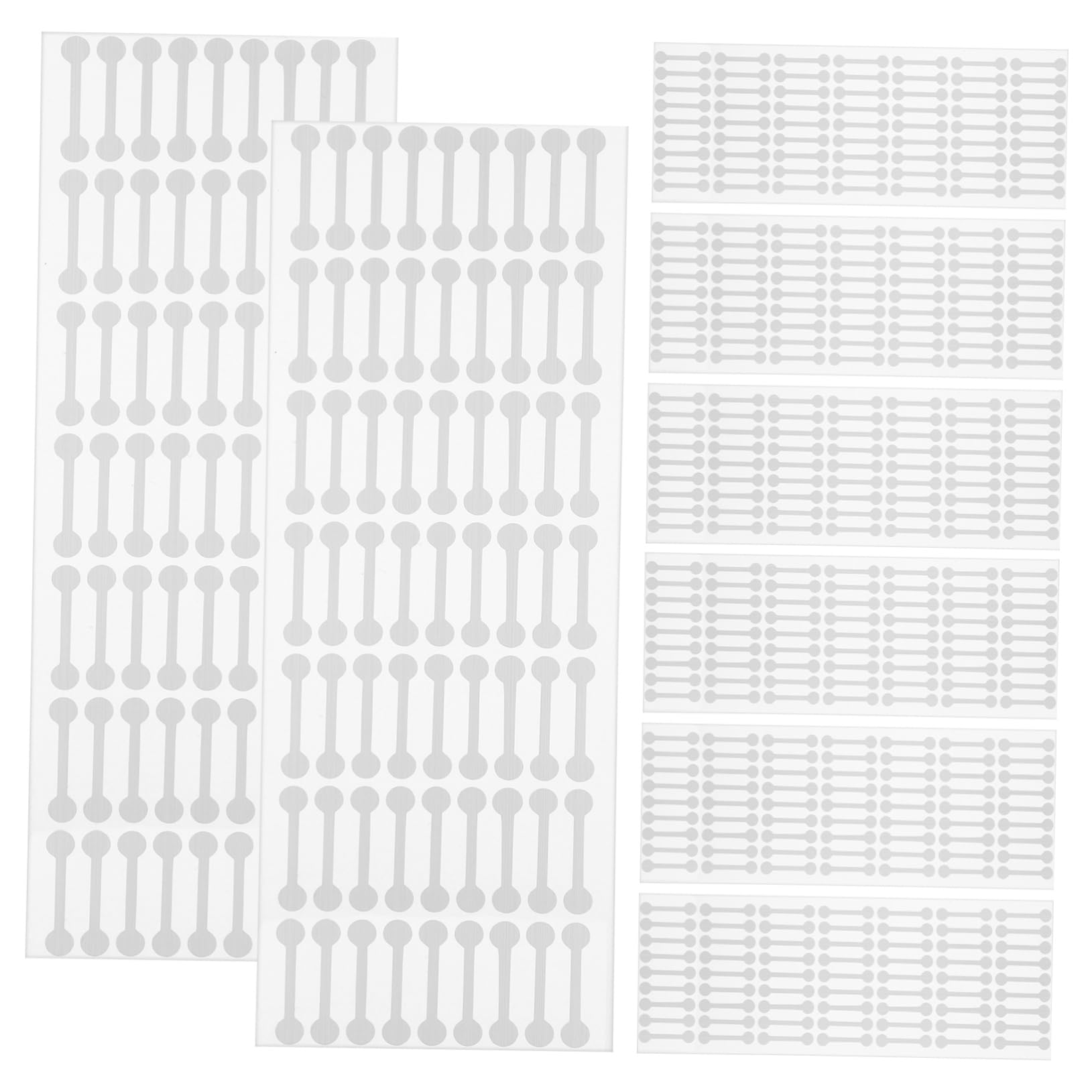 NUOBESTY 5 Set Di Etichette Adesive Per Sigilli Di Bottiglie Di Cosmetici Etichette Adesive Versatili Nastro Di Tenuta Antimanomissione 500 Pezzi * 5