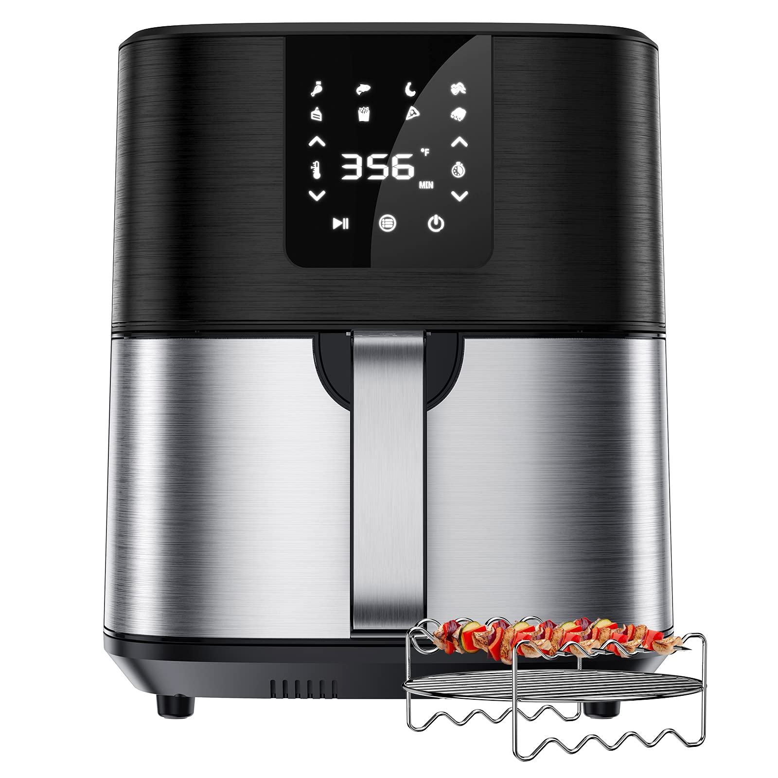 Buy KitCook Large Air Fryer, 1500W 7QT AirFryer Cooker, Adjustable