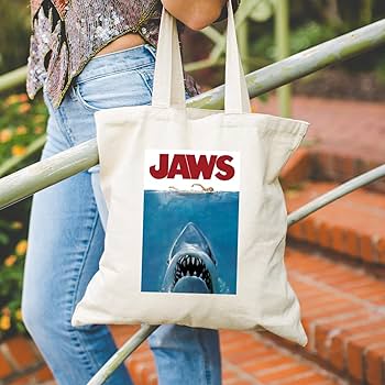 Amazon.co.jp: トートバッグ Jaws ジョーズ ハンドバッグ 綿 マザーズ Amazon.co.jp: トートバッグ Jaws ジョーズ ハンドバッグ 綿 マザーズ