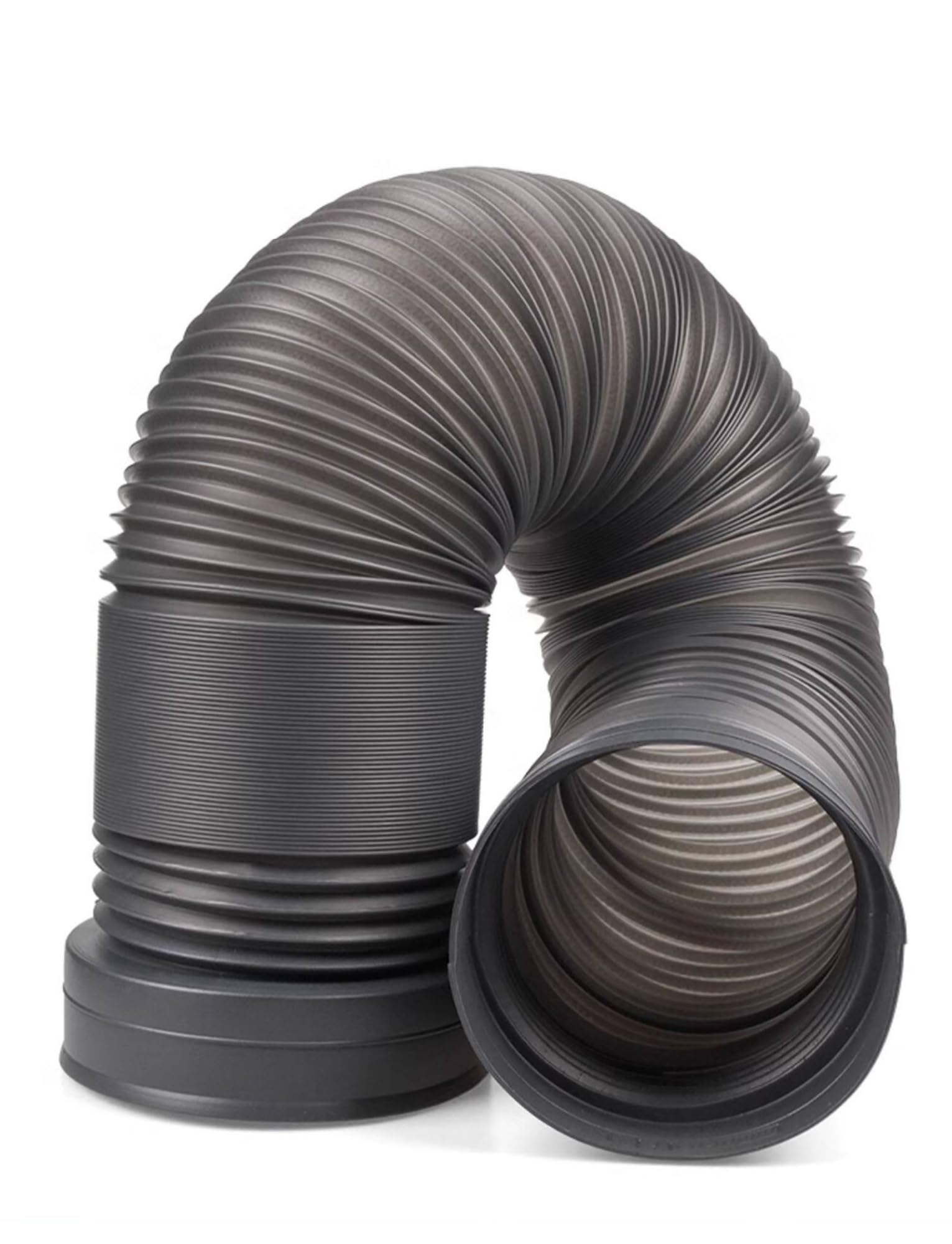 Tubo di sfiato estensibile in PVC resistente – Condotto di scarico universale flessibile per cappa, riscaldatore del bagno, asciugatrice e ventilazione