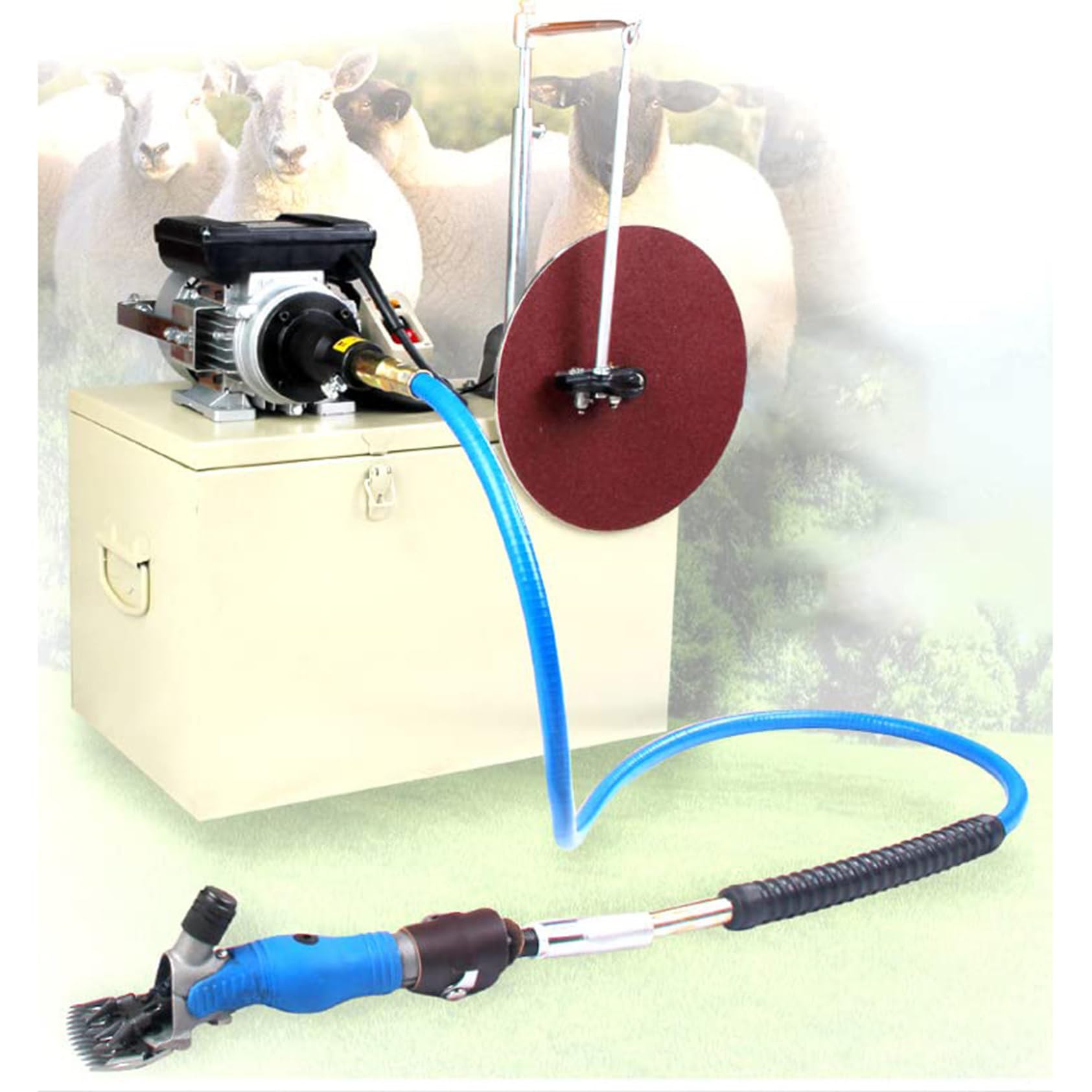 Tosatrice Elettrica per Pecore, Tosatrice Professionale per La Toelettatura di Capre E Pecore, Ideale per Allevamenti di Animali Domestici.