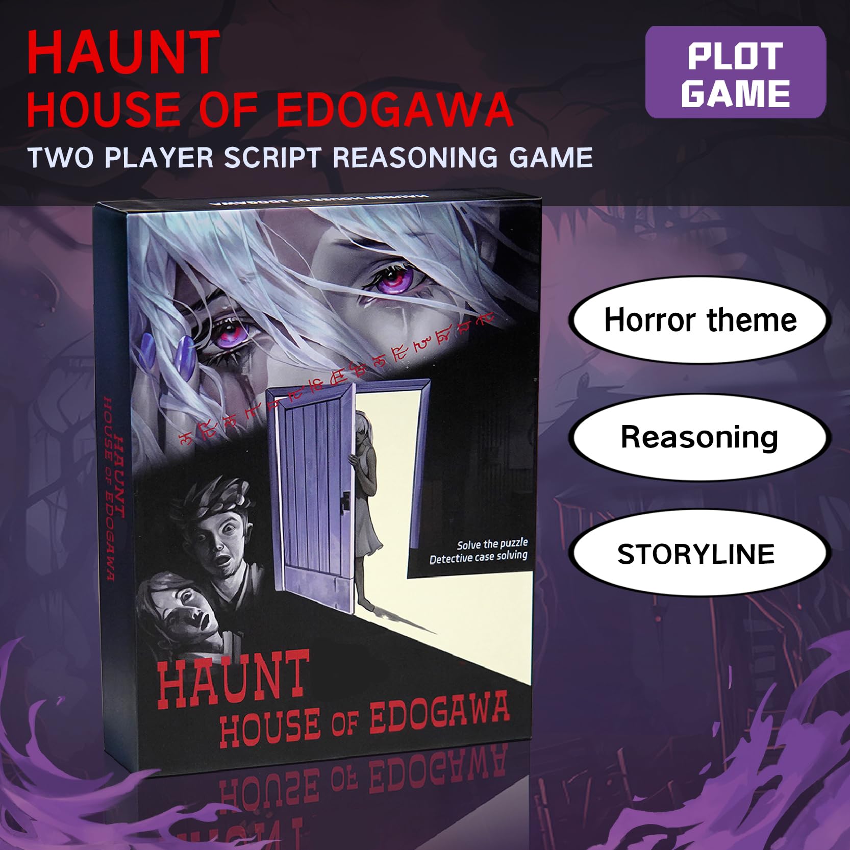 Two-Player Mystery Game Script for Ages 14+, Suspenseful Puzzle Solving, Immersive Micro-Horror Experience, Thrilling Adventure Plot, Ideal Game Night Activity & Unique Gift, Uncover Dark Secrets