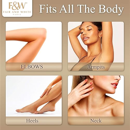 Miniatura 3 de FAIR & WHITE 2: Loción corporal revitalizante Gold | 16.9 fl oz / 17.6 onzas líquidas | con aceite de argán, vitamina E y manteca de karité