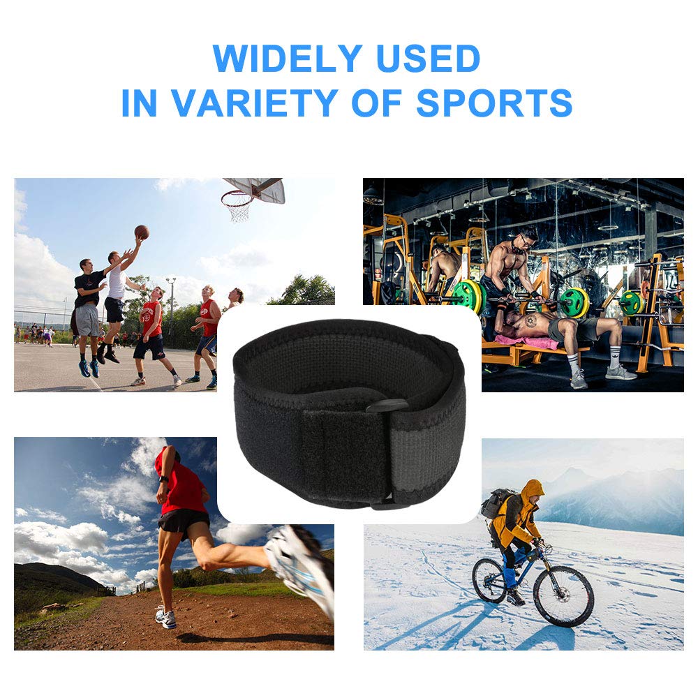 SupreGear IT Band Strap, Adjustable Iliotibial Band Knee, Thigh, Hip